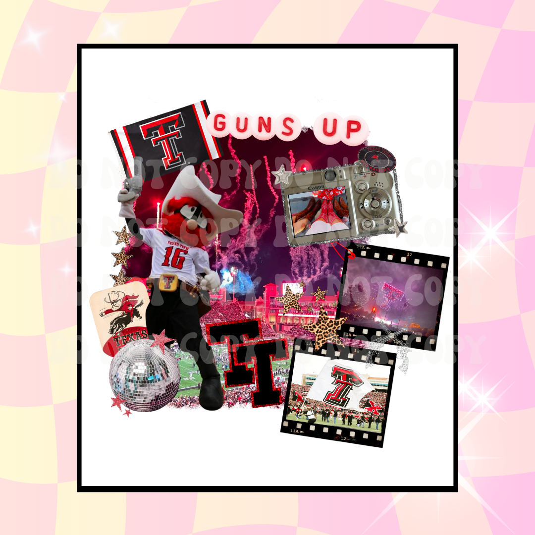 Guns Up DTF Transfer